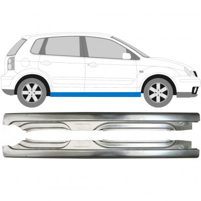 Sottoporta Lamiera Completo per Volkswagen Polo 2001-2009 / Sinistra+Destra / Set 10095