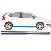 Pannello di riparazione sottoporta lamiera per Volkswagen Polo 2009-2017 / Destra 12908