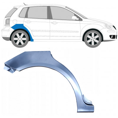 Pannello di riparazione parafango posteriore per Volkswagen Polo 2001-2009 / Destra 5100