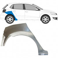 Pannello di riparazione parafango posteriore per Volkswagen Polo 2009-2017 / Destra 7122
