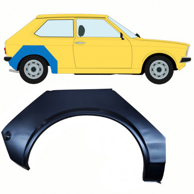 Pannello di riparazione parafango posteriore per Volkswagen Polo 1975-1981 / Destra 8798