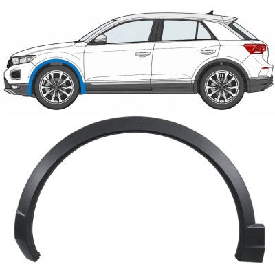 Modanatura parafango anteriore per Volkswagen T-Roc 2017- / Sinistra 17028
