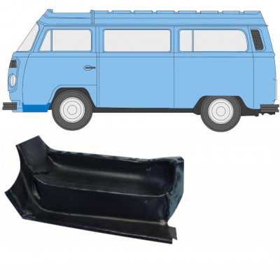 Pannello di riparazione gradino anteriore per Volkswagen Transporter T2 1967-1979 / Sinistra 8667