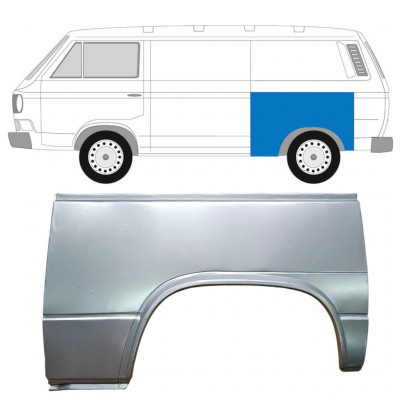 Pannello di riparazione parafango posteriore per Volkswagen Transporter T3 1979-1992 / Sinistra 7137