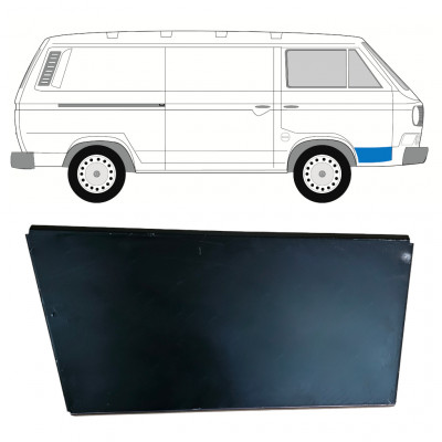 Lamiera di riparazione del rivestimento della porta anteriore per Volkswagen Transporter T3 1979-1992 / Destra 11089