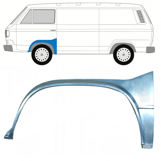 Pannello di riparazione parafango anteriore per Volkswagen Transporter T3 1979-1992 / Sinistra 8165