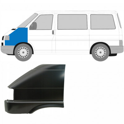 Parafango anteriore per Volkswagen Transporter T4 1990-1996 / Sinistra 7239