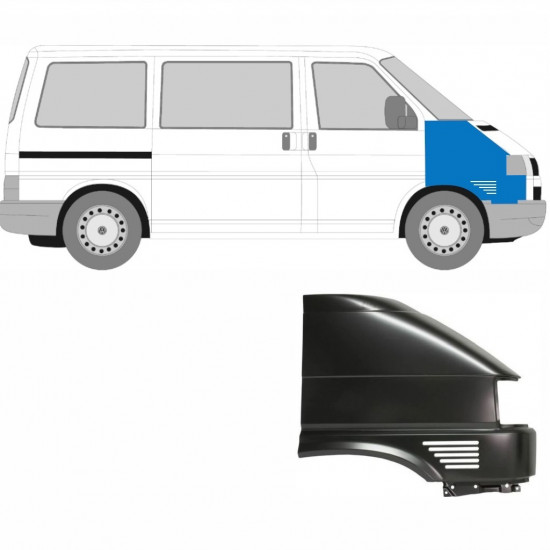 Parafango anteriore per Volkswagen Transporter T4 1996-2003 / Destra 7242