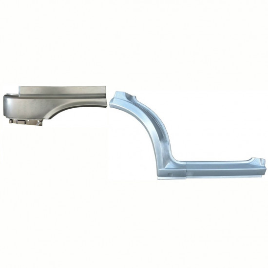 Pannello di riparazione sottoporta e parafanghi anteriore e posteriore per Volkswagen Transporter T4 1996-2003 / Sinistra / Set 10042