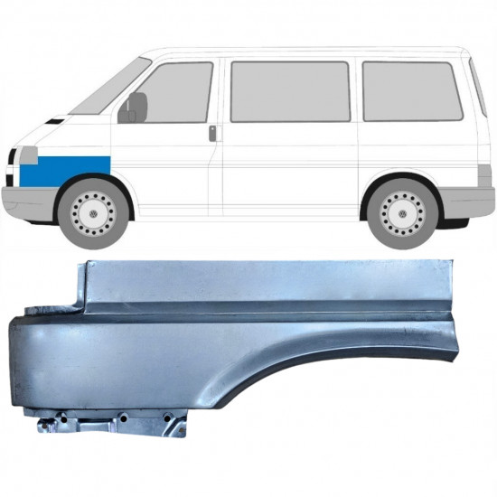 Pannello di riparazione parafango anteriore per Volkswagen Transporter T4 1996-2003 / Sinistra 8302