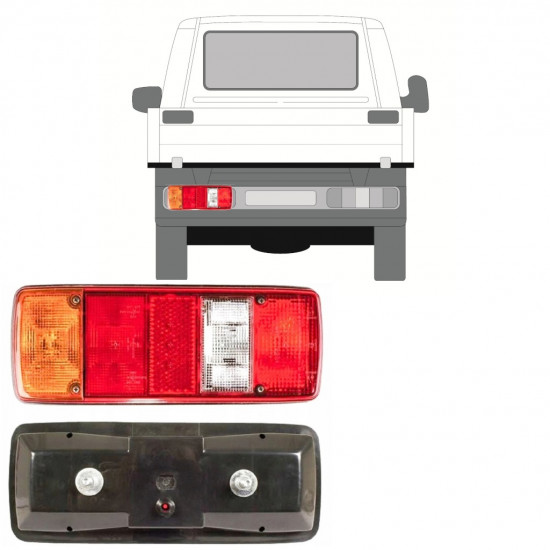 Fanale posteriore per Volkswagen Transporter T4 1990-2003 / Sinistra 7422