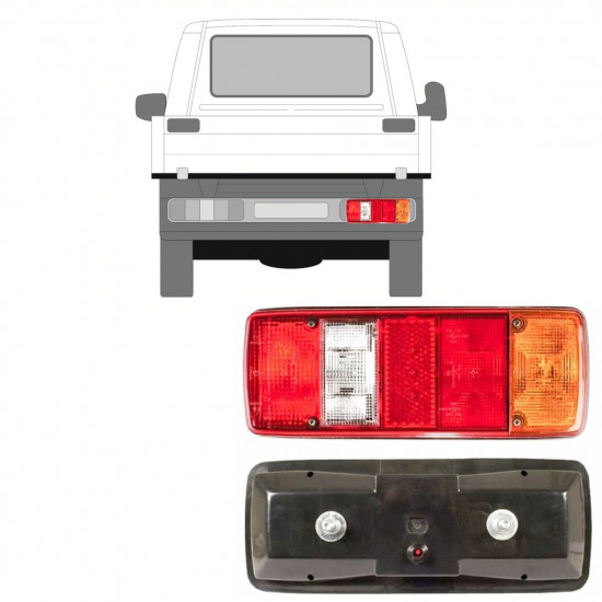 Fanale posteriore per Volkswagen Transporter T4 1990-2003 / Destra 7423