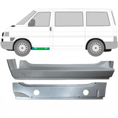 Pannello di riparazione interno ed esterno sottoporta anteriore per Volkswagen Transporter T4 1990-2003 / Sinistra / Set 9906