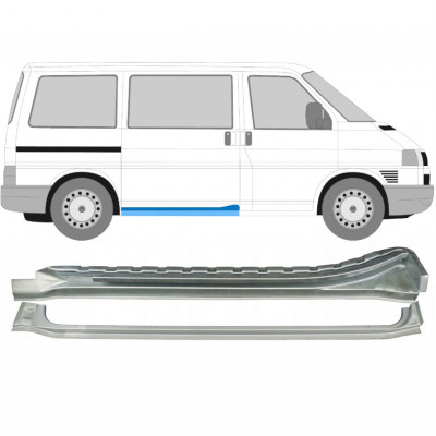 Pannello di riparazione sottoporta porta scorrevole per Volkswagen Transporter T4 1990-2003 / Destra / Set 10288