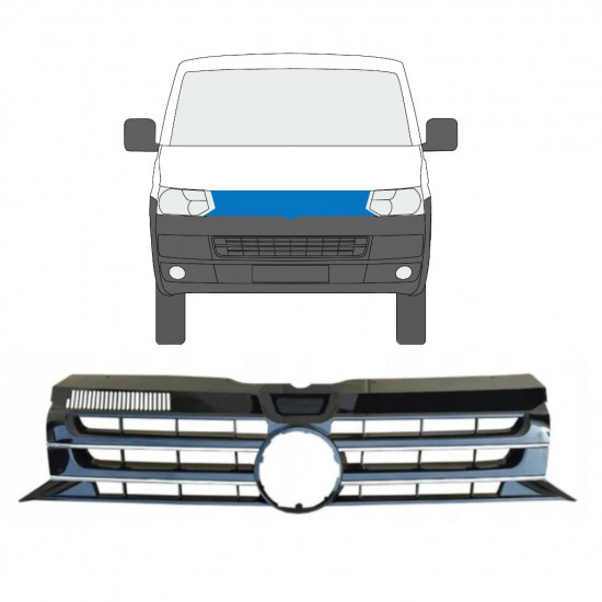 Griglia per Volkswagen Transporter T5 2003-2015 8978