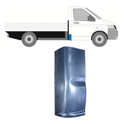 Lamiera di riparazione dell'angolo posteriore per Volkswagen Transporter T5 2003-2015 / Destra 8174