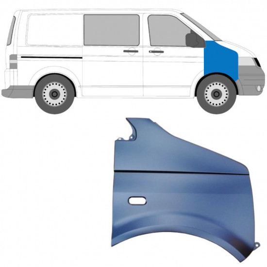 Parafango anteriore per Volkswagen Transporter T5 2003-2015 / Destra 8176