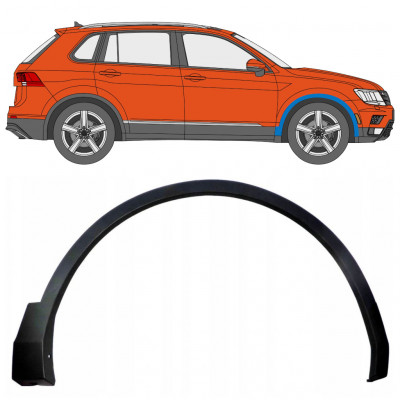 Modanatura parafango anteriore per Volkswagen Tiguan 2016-2024 / Destra 8191