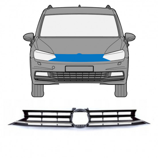 Griglia per Volkswagen Touran 2015- 7526