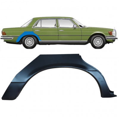 Pannello di riparazione parafango posteriore per Mercedes S-Class W116 1972-1980 / Destra 6735
