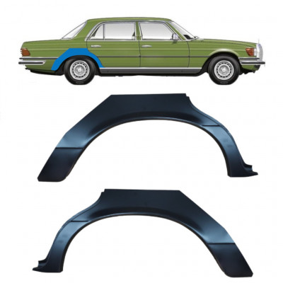 Pannello di riparazione parafango posteriore per Mercedes S-Class W116 1972-1980 / Sinistra+Destra / Set 9431