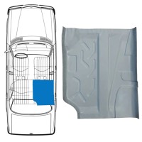 Pannello di riparazione pavimento posteriore per Mercedes W123 1975-1985 / Destra 16048