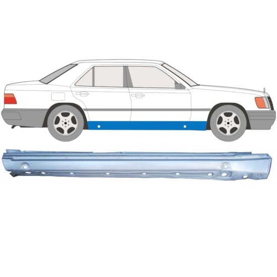 Sottoporta Lamiera Completo per Mercedes E-Class W124 1984-1996 / Destra 6363