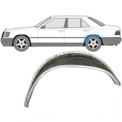 Pannello di riparazione arco ruota posteriore interno per Mercedes E-Class W124 1984-1996 / Sinistra 7184