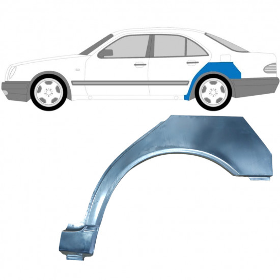 Pannello di riparazione parafango posteriore per Mercedes E-Class W210 1995-2003 / Sinistra 6722