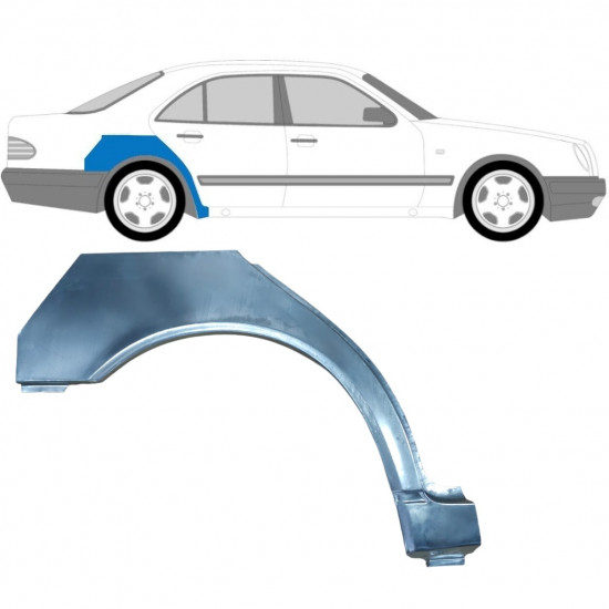 Pannello di riparazione parafango posteriore per Mercedes E-Class W210 1995-2003 / Destra 6721