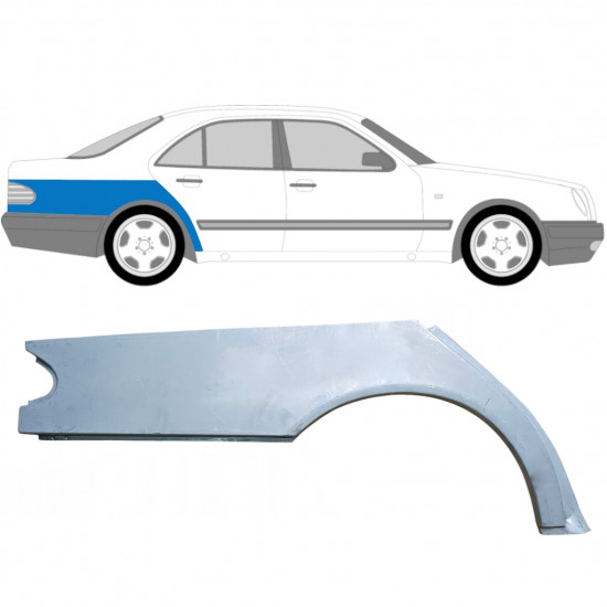 Pannello di riparazione parafango posteriore per Mercedes E-Class W210 1995-2003 / Destra 6723