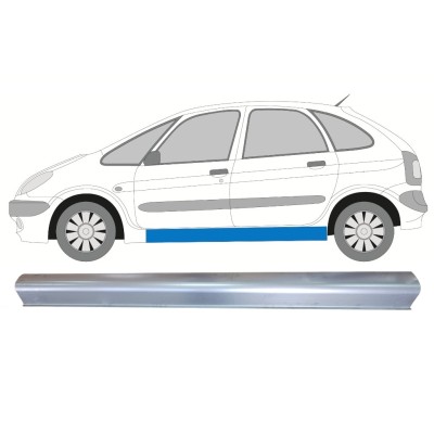 Pannello di riparazione sottoporta inferiore per Citroen Xsara Picasso 1999-2012 / Sinistra 16889