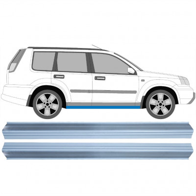 Pannello di riparazione sottoporta lamiera per Nissan X-Trail 2001-2007 / Sinistra+Destra / Set 11947