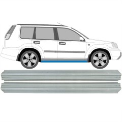 Pannello di riparazione sottoporta lamiera per Nissan X-Trail 2001-2007 / Sinistra+Destra / Set 10599