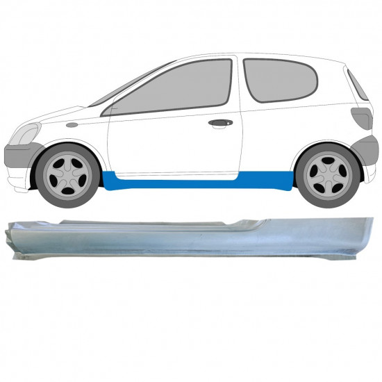 Sottoporta Lamiera Completo per Toyota Yaris 1999-2005 / Sinistra 5462