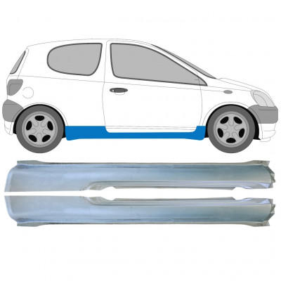 Sottoporta Lamiera Completo per Toyota Yaris 1999-2005 / Sinistra+Destra / Set 9214