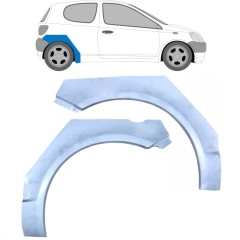 Pannello di riparazione parafango posteriore per Toyota Yaris 1999-2005 / Sinistra+Destra / Set 10400