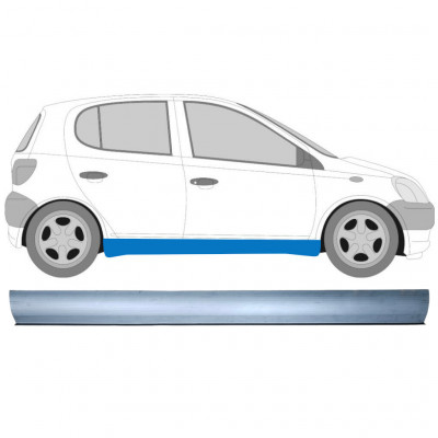 Pannello di riparazione sottoporta lamiera per Toyota Yaris 1999-2005 / Sinistra = Destra (simmetrico) 8866