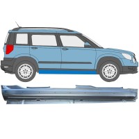 Sottoporta Lamiera Completo per Skoda Yeti 2009- / Destra 15975