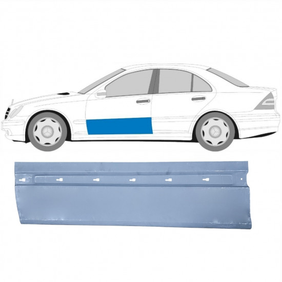 Pannello di riparazione porta anteriore per Mercedes C-Class W203 2000-2007 / Sinistra 5897