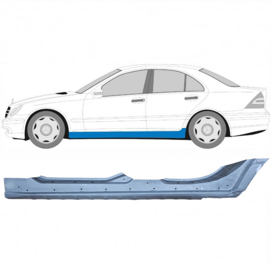 Sottoporta Lamiera Completo per Mercedes C-Class W203 2000-2007 / Sinistra 5903