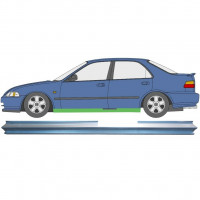 Pannello di riparazione sottoporta lamiera per Honda Civic 1991-1995 / Sinistra 6651