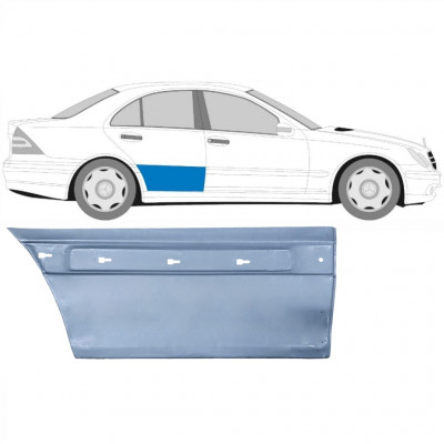 Pannello di riparazione porta posteriore alta per Mercedes C-Class W203 2000-2007 / Destra 5899
