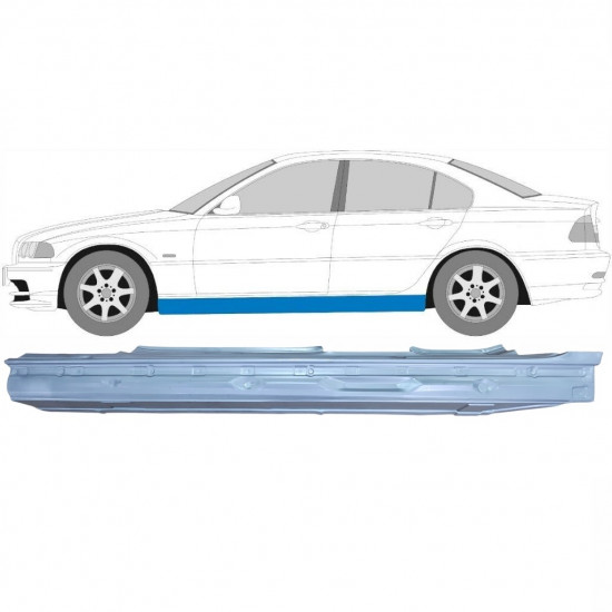 Sottoporta Lamiera Completo per BMW 3 E46 1998-2006 / Sinistra 6194