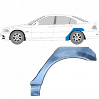 Pannello di riparazione piccolo parafango posteriore per BMW 3 E46 1998-2006 / Sinistra 6201