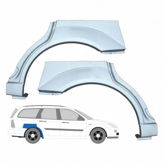 Pannello di riparazione parafango posteriore per Ford Focus 1998-2004 / Sinistra+Destra / COMBI / Set 6292