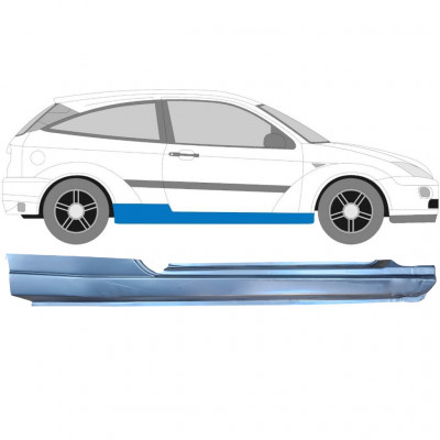 Sottoporta Lamiera Completo per Ford Focus 1998-2004 / Destra 5444