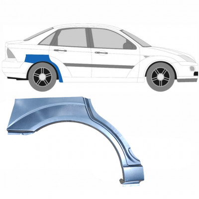 Pannello di riparazione parafango posteriore per Ford Focus 1998-2004 / Destra / SEDAN 6558