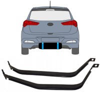 Cinghie serbatoio carburante per Hyundai i20 2014-2020 15116