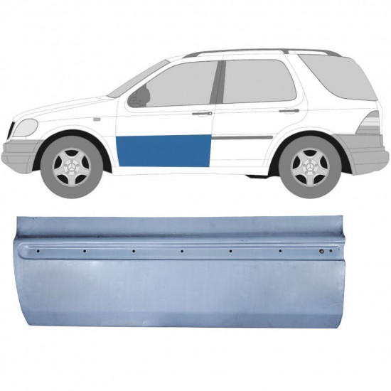 Pannello di riparazione porta anteriore per Mercedes M-Class ML W163 1998-2005 / Sinistra 6328
